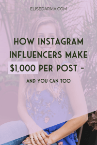 how do social media influencers make money