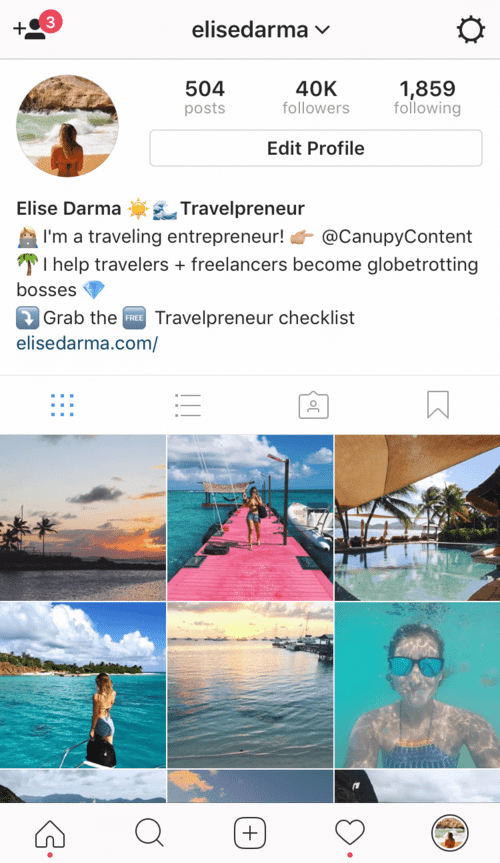 How I kickstarted my Instagram to 45,000 followers - Elise Darma