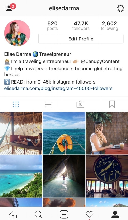 How to make money on Instagram - Elise Darma
