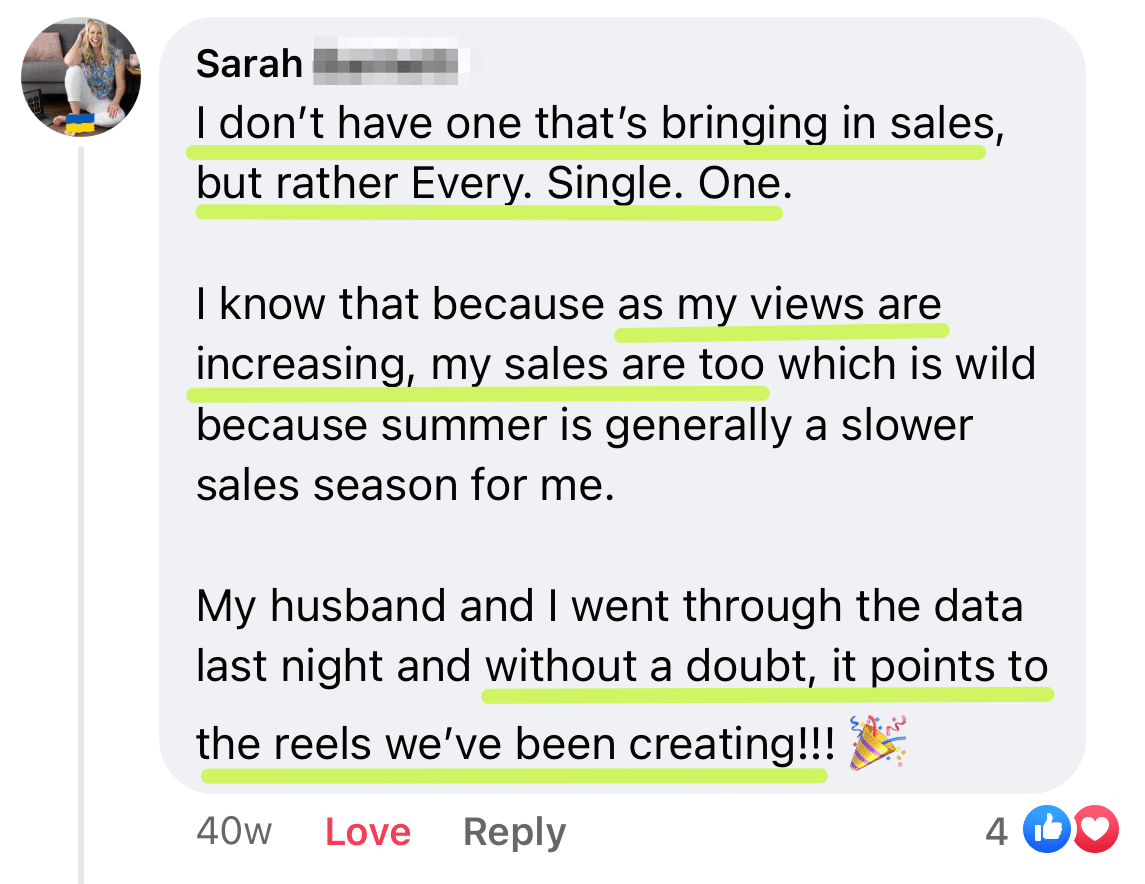 Sarah Barnett   Every Single One Is Bringing In Sales